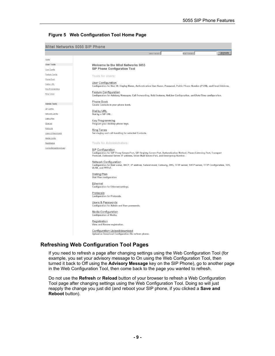 Mitel 5055 User Manual | Page 15 / 97