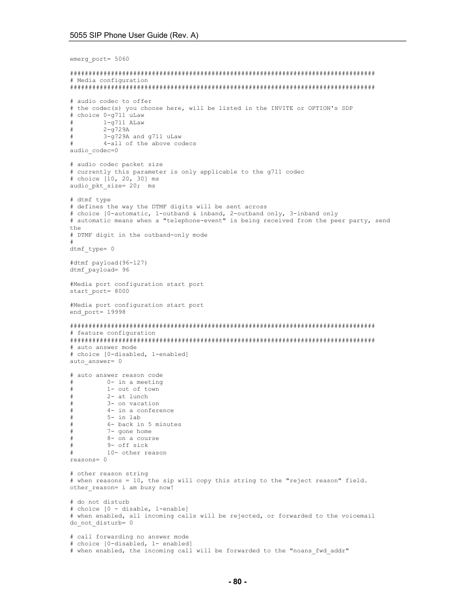 Mitel 5055 User Manual | Page 86 / 97