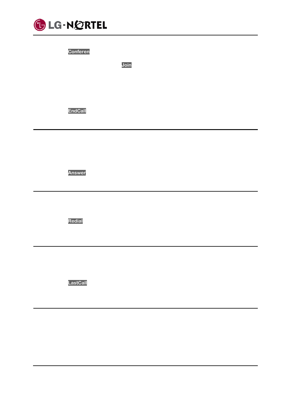 Call waiting, Redial, Last call return | Speed dial buttons, Ip8820 nortel ip phone user guide | Mitel IP8820 User Manual | Page 12 / 27