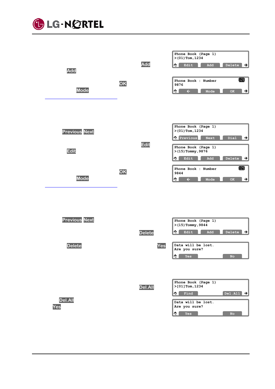 Ip8820 nortel ip phone user guide | Mitel IP8820 User Manual | Page 16 / 27
