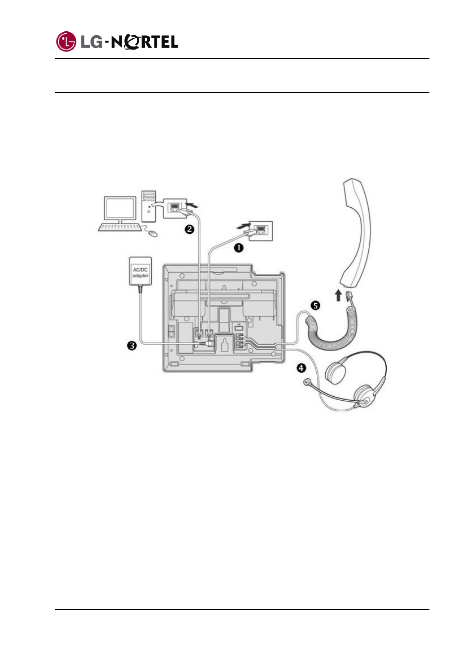 Installing your ip8820 phone, Ip8820 nortel ip phone user guide | Mitel IP8820 User Manual | Page 8 / 27