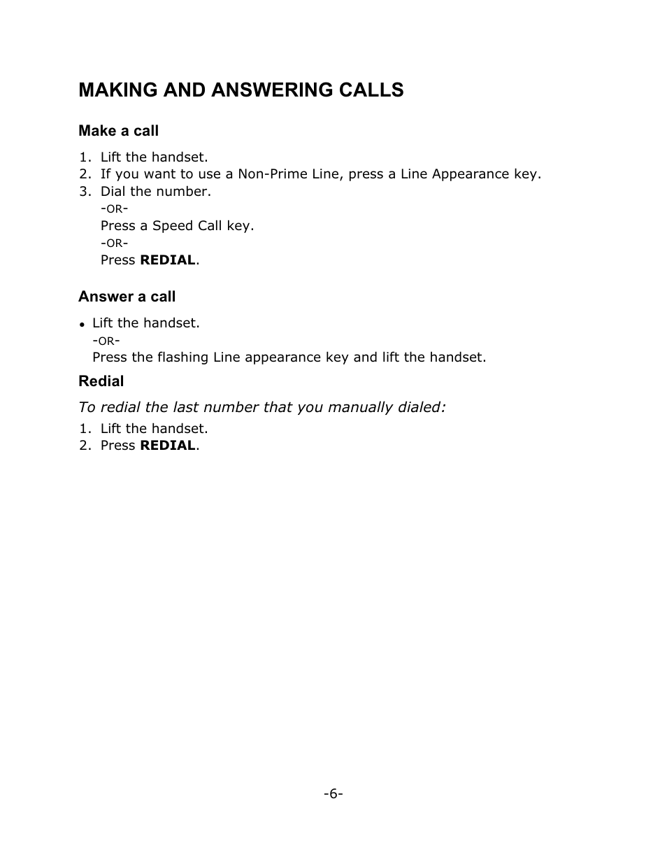 Making and answering calls | Mitel 4150 User Manual | Page 11 / 41