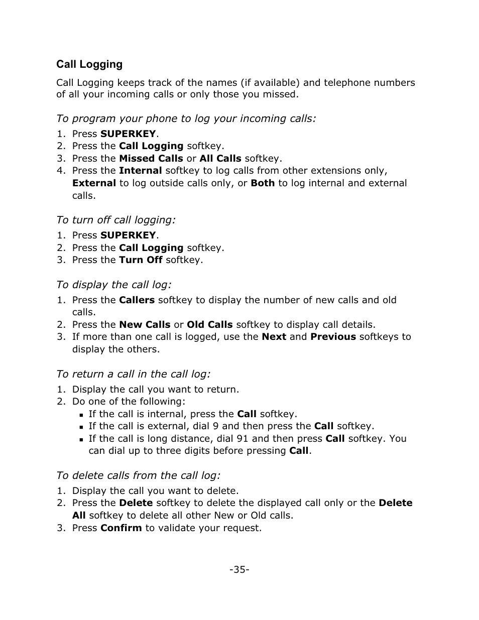 Mitel 4150 User Manual | Page 40 / 41