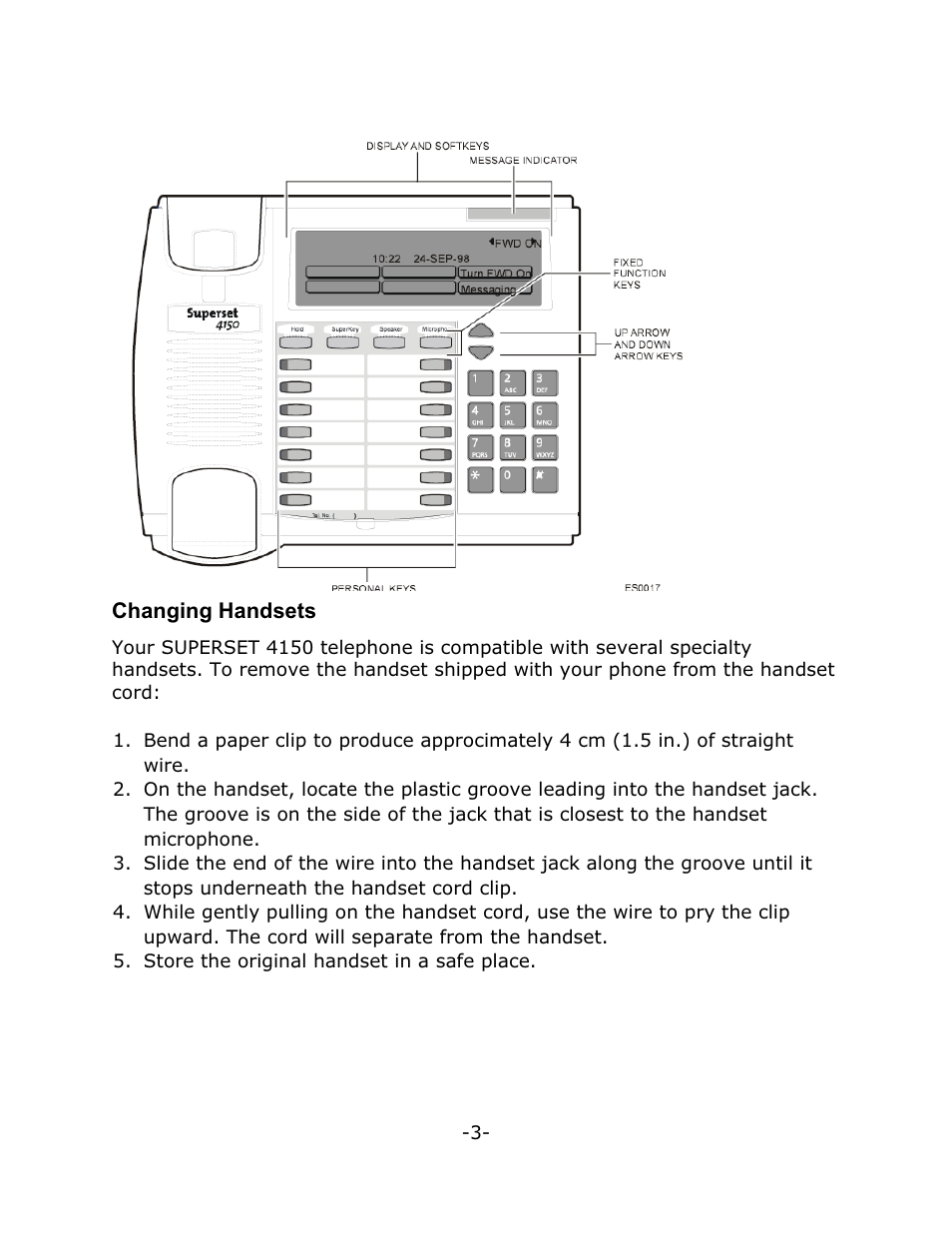Mitel 4150 User Manual | Page 8 / 41