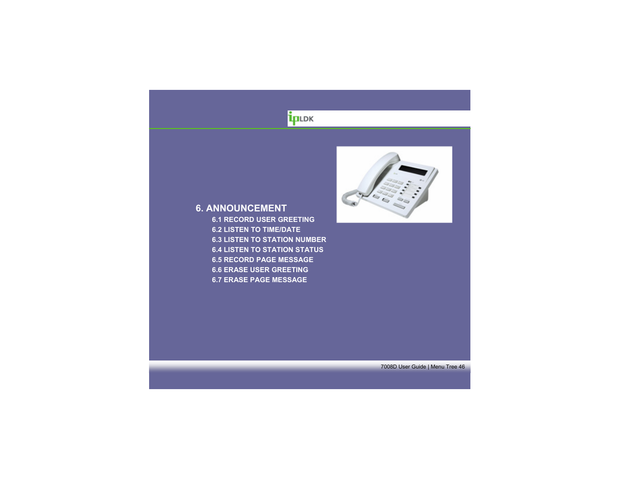 Mitel LDP7008D User Manual | Page 47 / 62