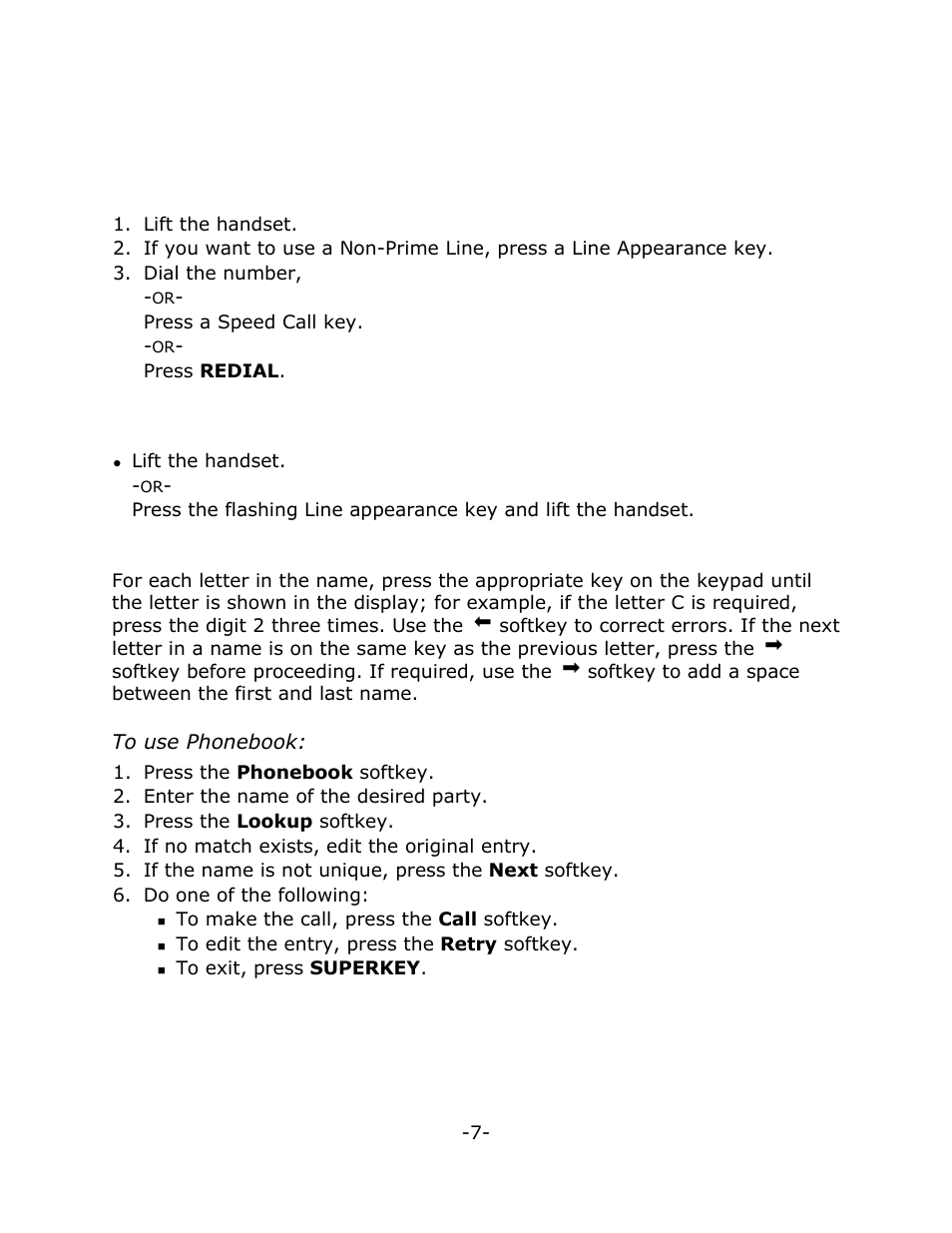 Making and answering calls, Make a call, Answer a call | Phonebook | Mitel 5020 User Manual | Page 11 / 32