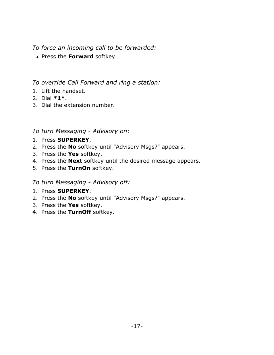 Mitel 5020 User Manual | Page 21 / 32