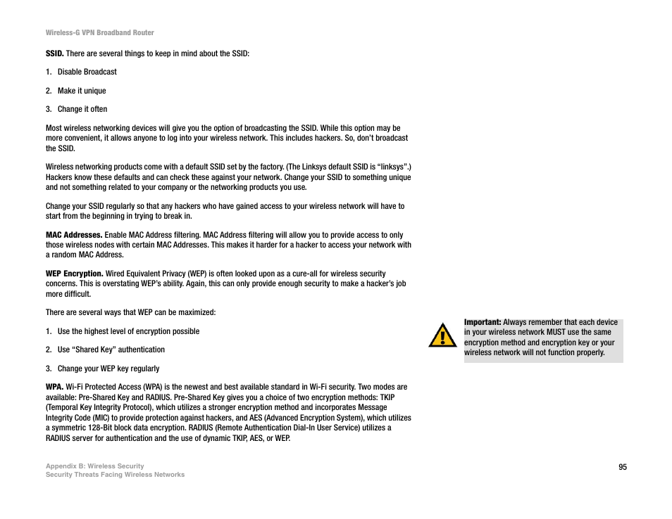 Mitel WRV54G User Manual | Page 105 / 145