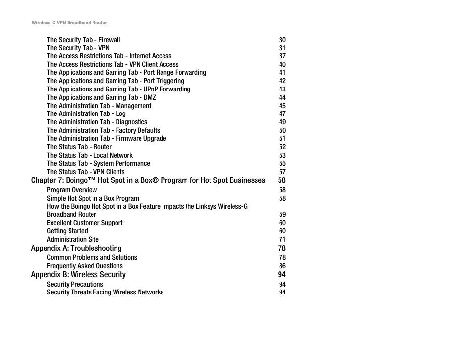 Mitel WRV54G User Manual | Page 4 / 145