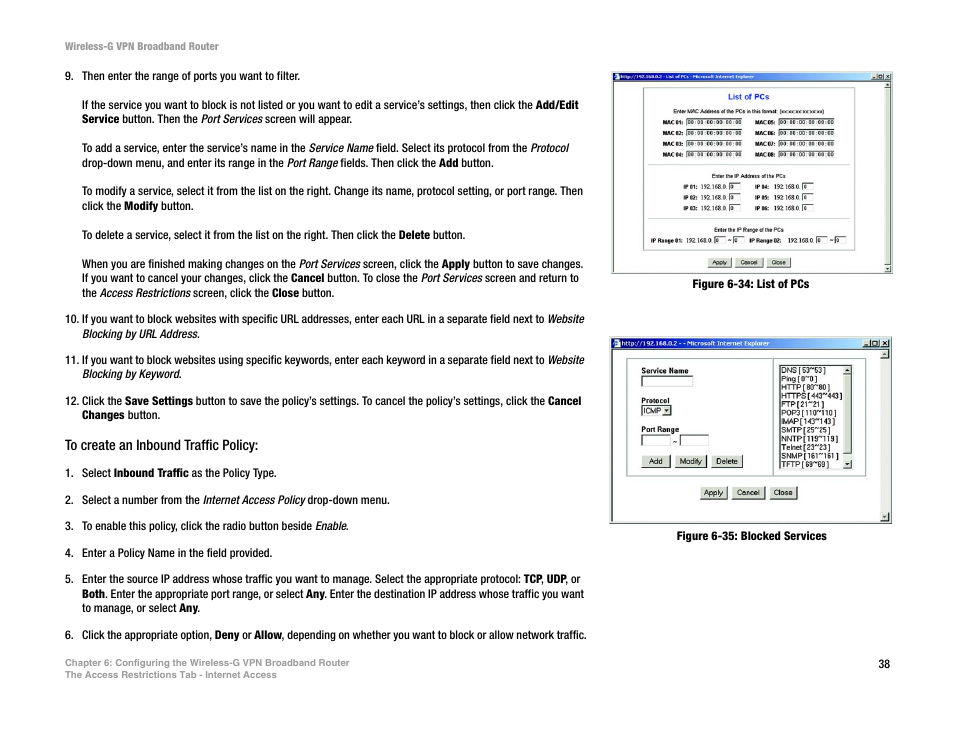 Mitel WRV54G User Manual | Page 48 / 145