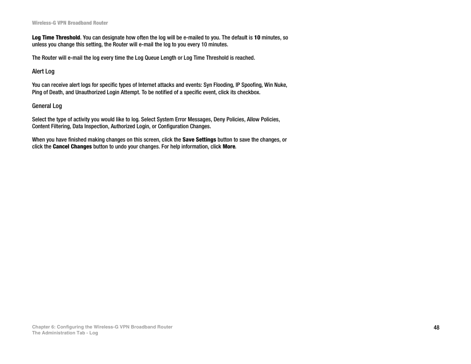 Mitel WRV54G User Manual | Page 58 / 145