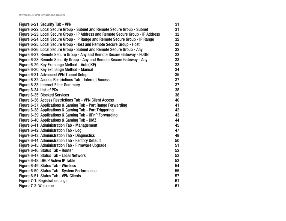Mitel WRV54G User Manual | Page 7 / 145