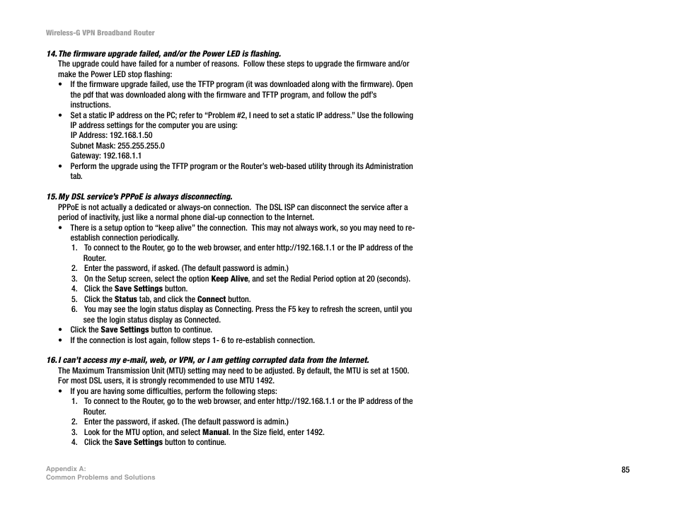 Mitel WRV54G User Manual | Page 95 / 145