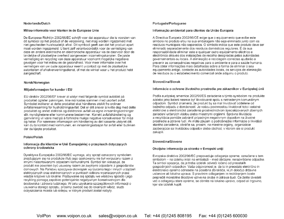 Mitel PAP2T User Manual | Page 34 / 36