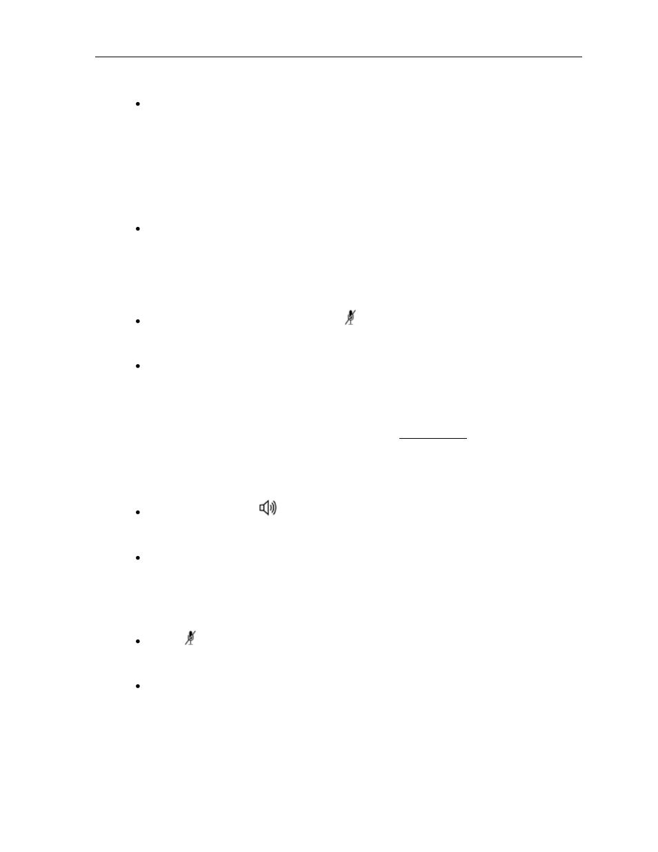 Adjust the conference unit volume, Place the conference unit in presentation mode, Mute the conference unit | Exit the conference, Using the 5310 conference unit without a mouse, Start a conference, Using, The 5310 conference unit without a mouse | Mitel 5324 IP User Manual | Page 47 / 56