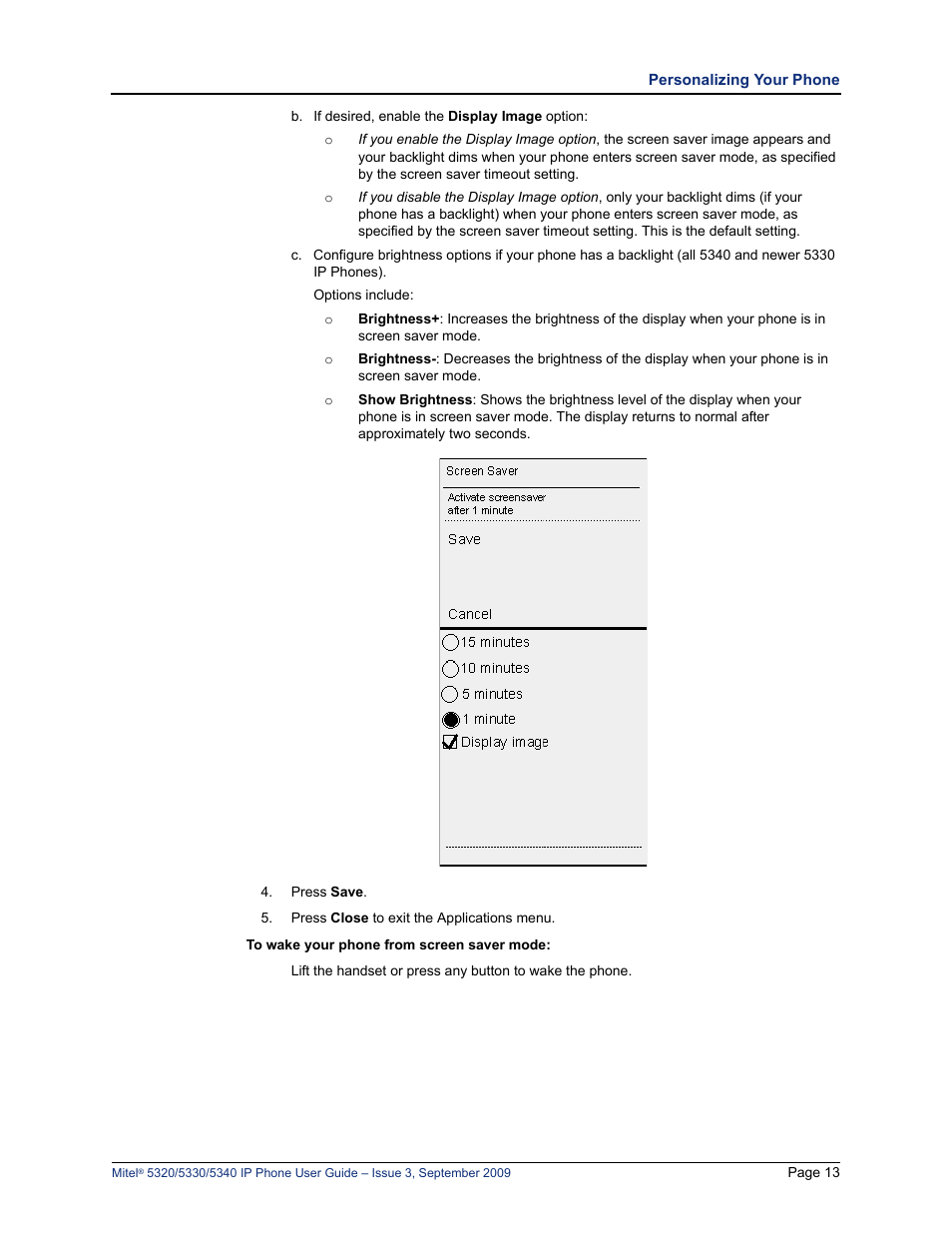 Mitel 5320 User Manual | Page 27 / 84