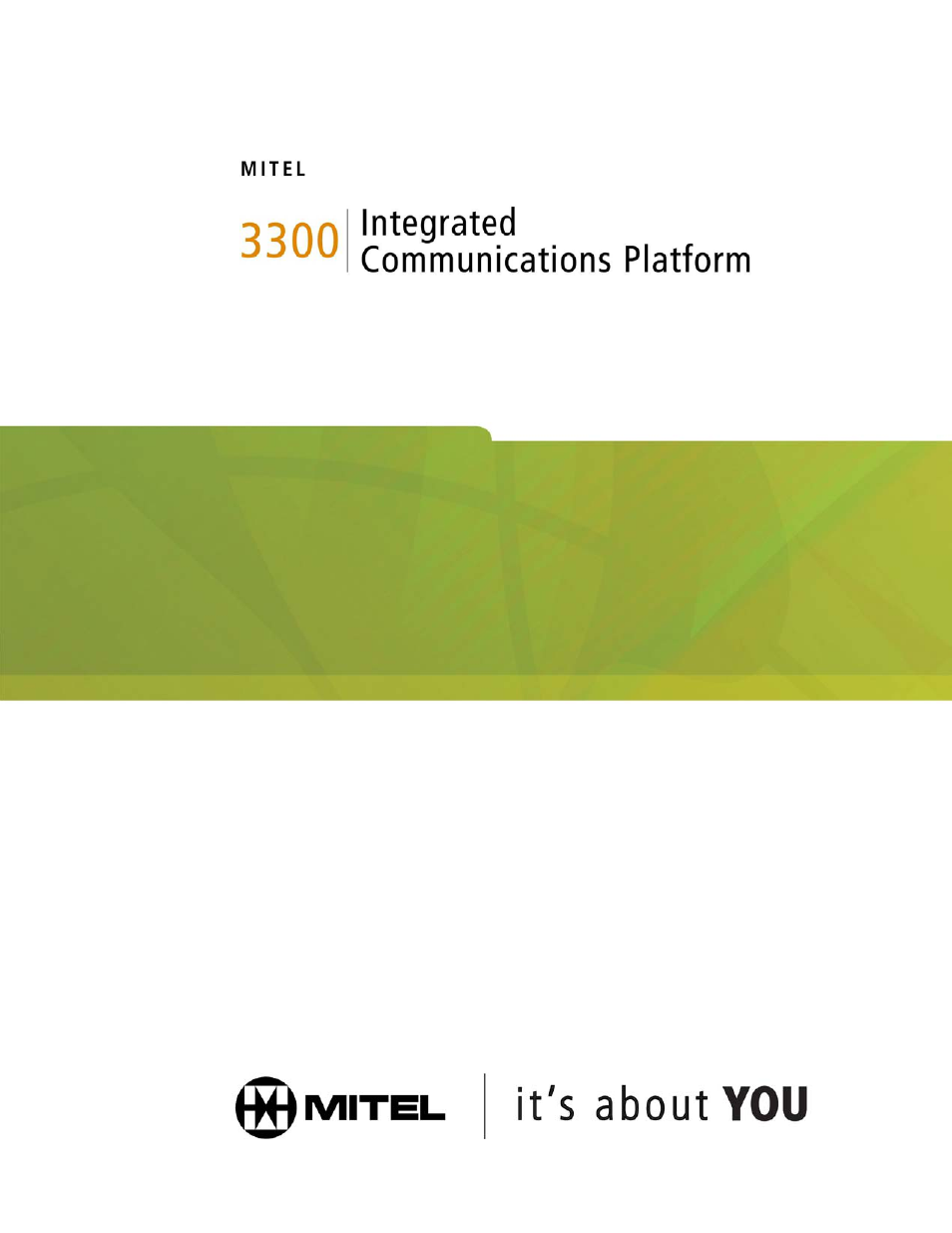 Mitel M3820 User Manual | 22 pages