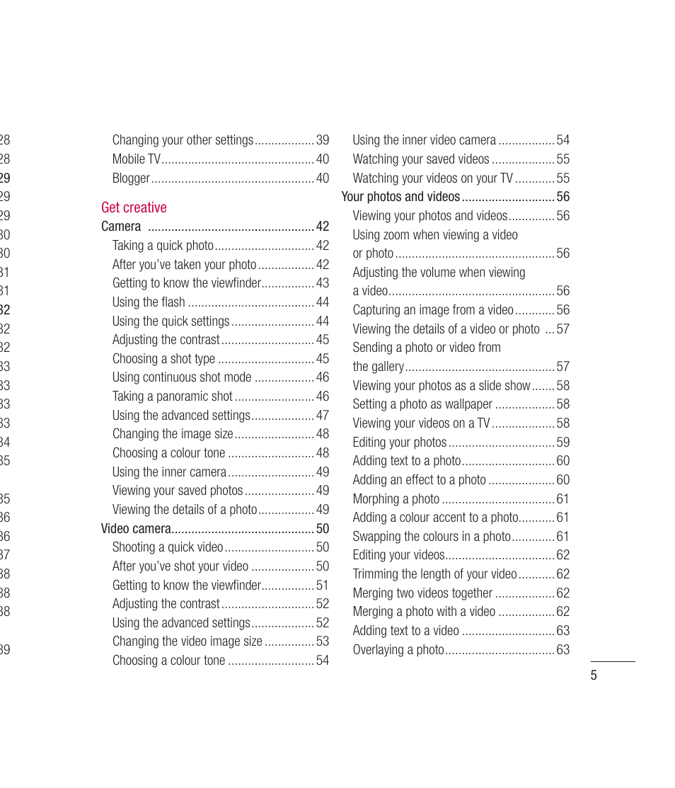 Mitel KU990 User Manual | Page 5 / 104