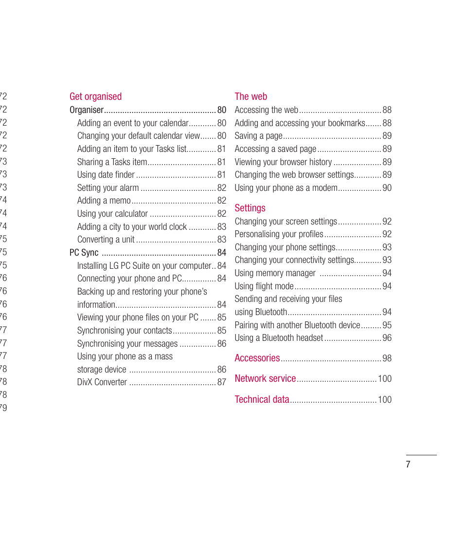Mitel KU990 User Manual | Page 7 / 104