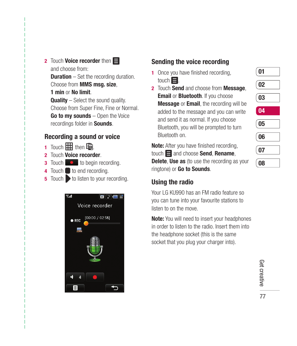 Mitel KU990 User Manual | Page 77 / 104