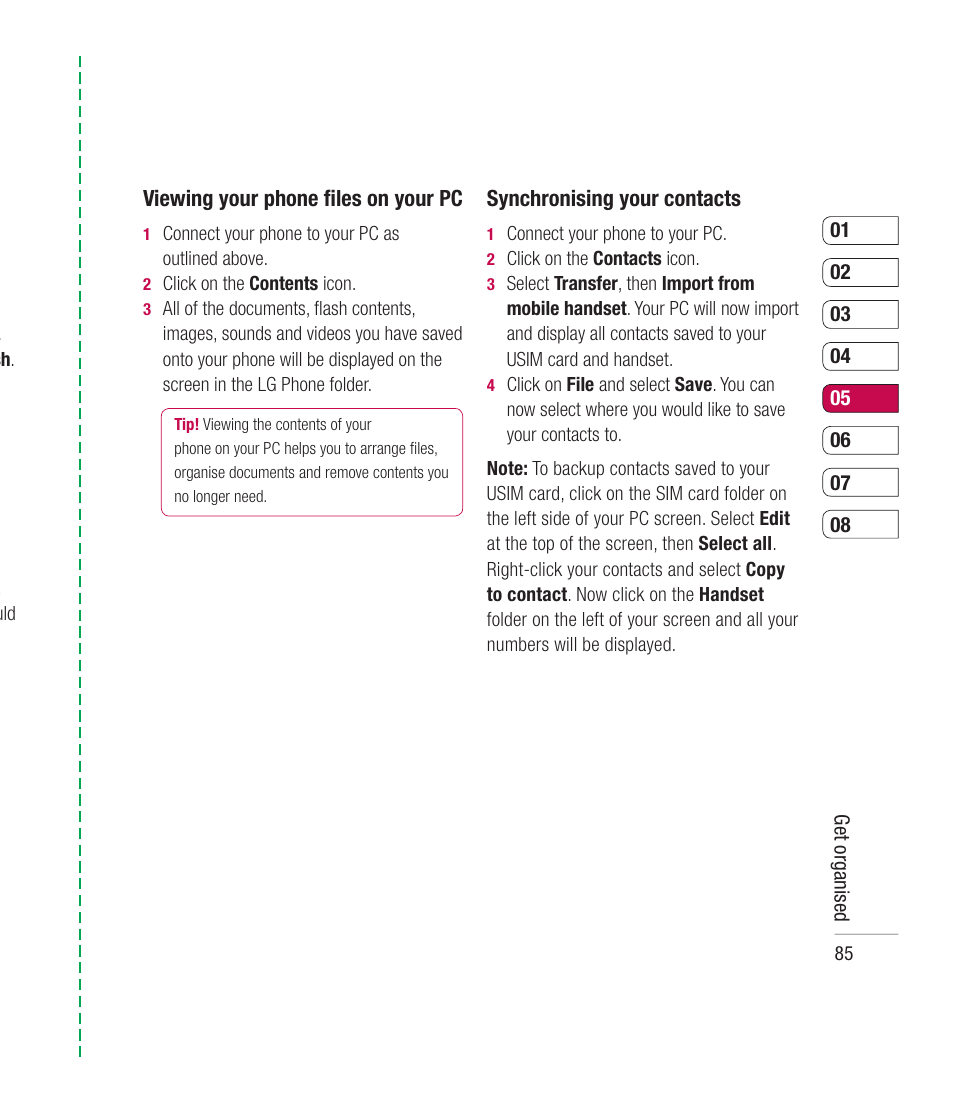Mitel KU990 User Manual | Page 85 / 104