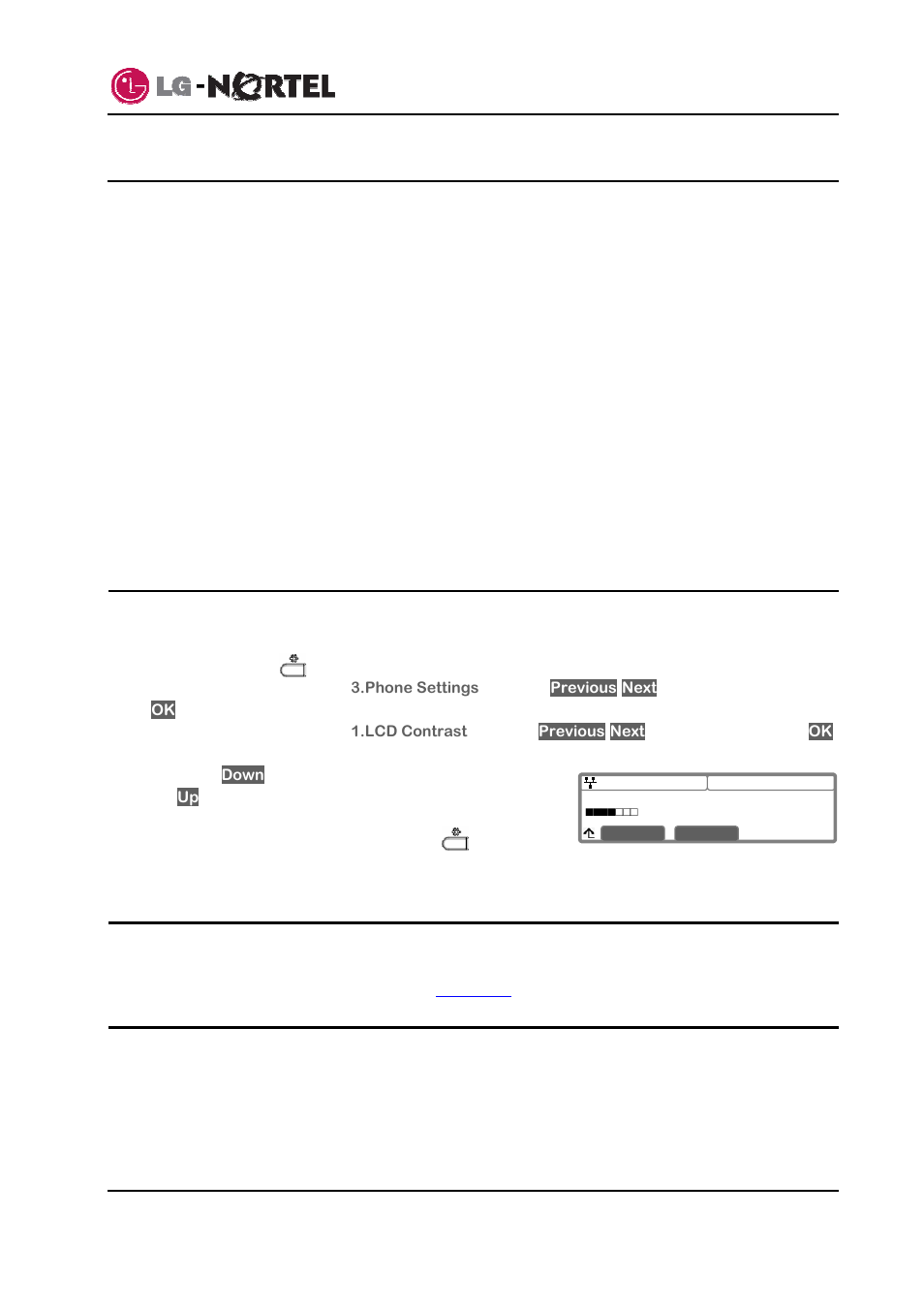 Setting your preferences, Lcd contrast, Ring setting | Setting the ring type, Ip8830 broadworks ip phone user guide | Mitel IP8830 User Manual | Page 18 / 32