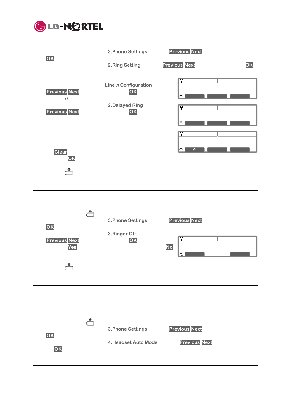 Ringer off, Enabling automatic headset operation, Ip8830 broadworks ip phone user guide | Mitel IP8830 User Manual | Page 20 / 32