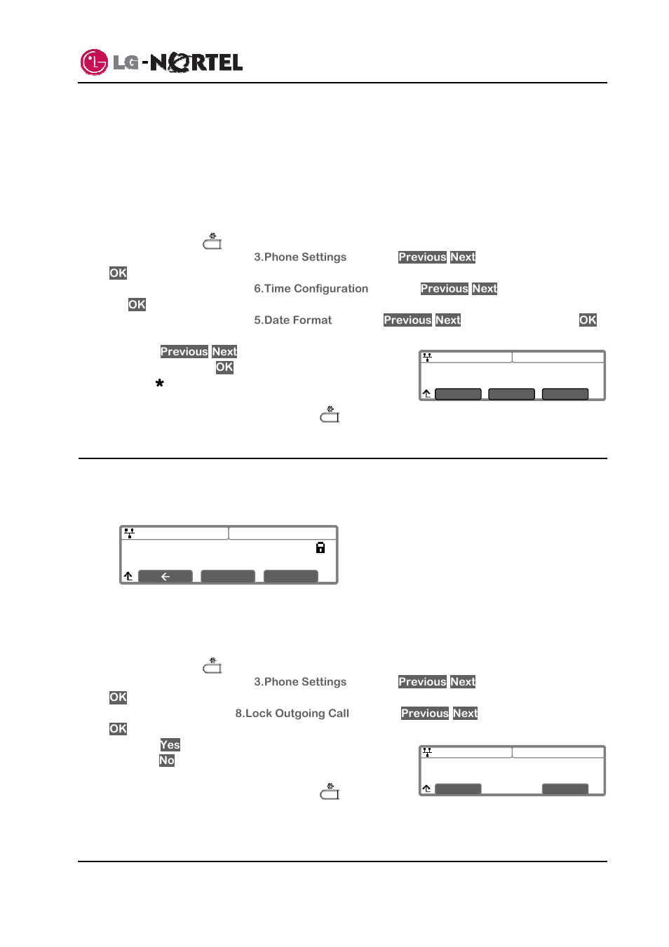 Lock outgoing call, Ip8830 broadworks ip phone user guide | Mitel IP8830 User Manual | Page 24 / 32