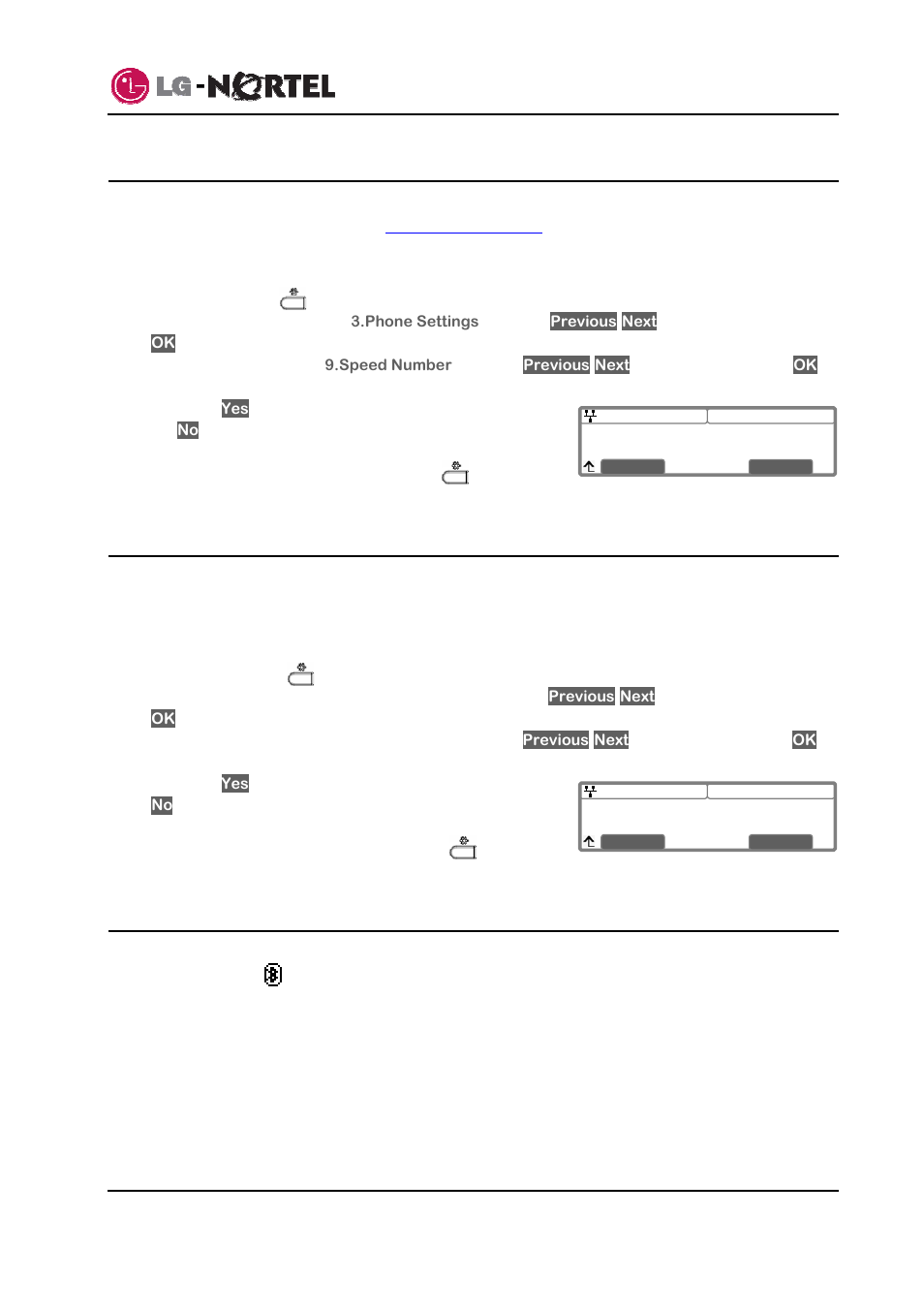 Enabling speed number dialing, Key tone, Bluetooth headset | Ip8830 broadworks ip phone user guide | Mitel IP8830 User Manual | Page 25 / 32