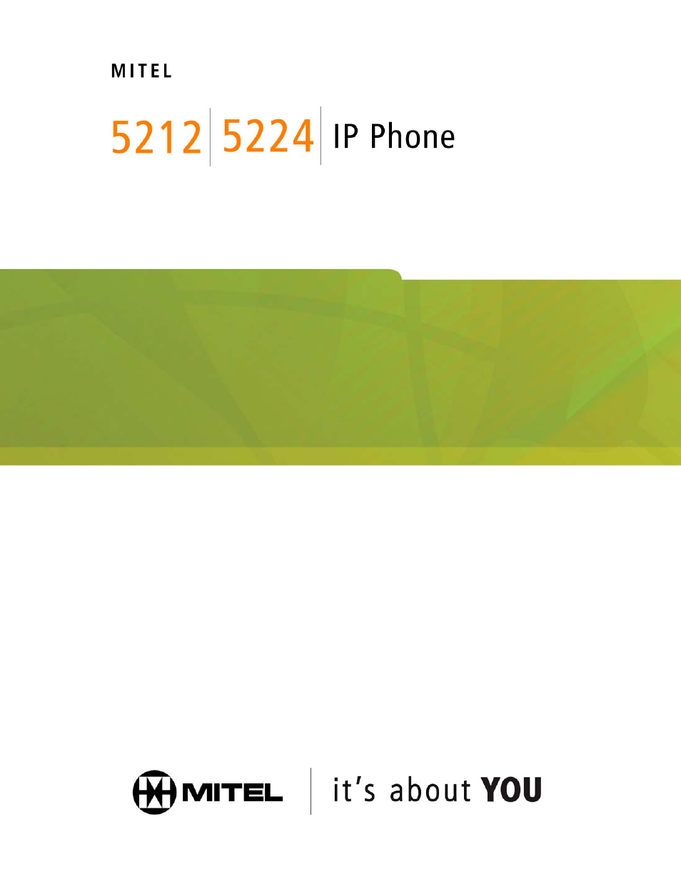 Mitel 5212/5224 User Manual | 59 pages
