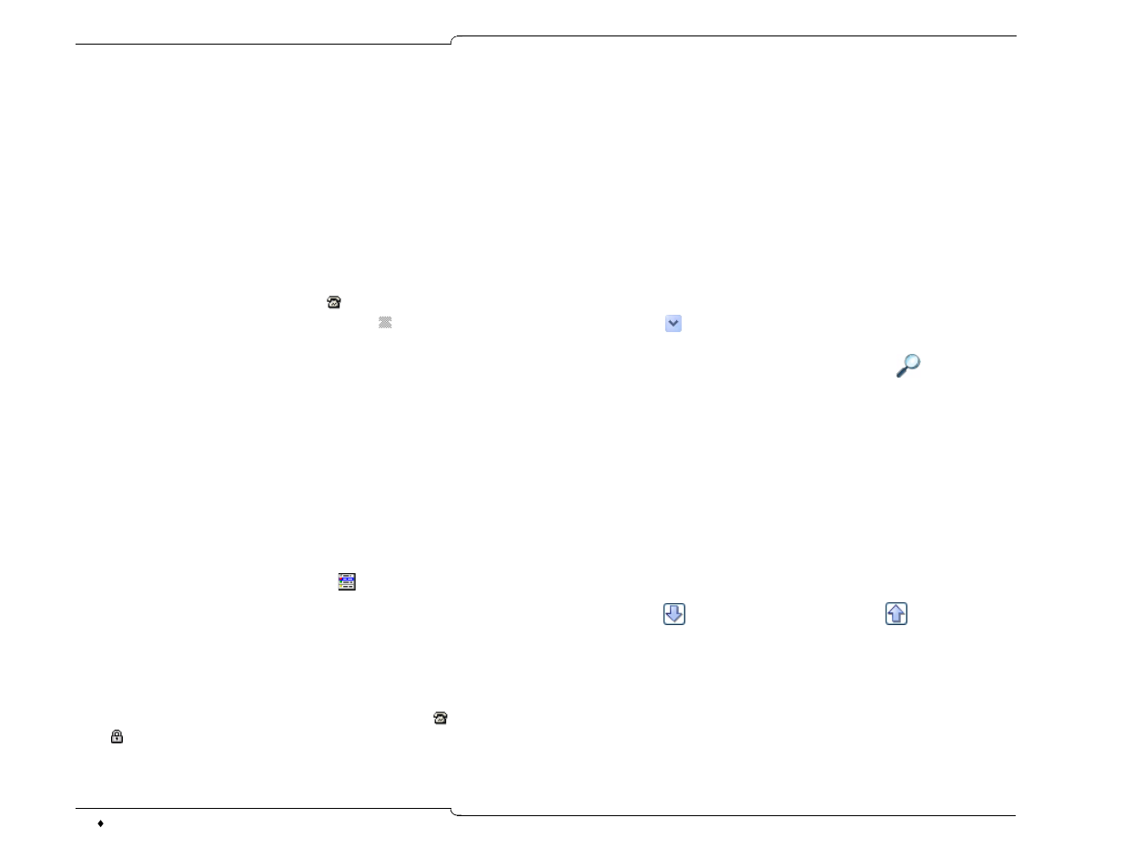 Busy lamp field (blf), Searching the busy lamp field | Mitel 5550 IP Console User Manual | Page 38 / 84