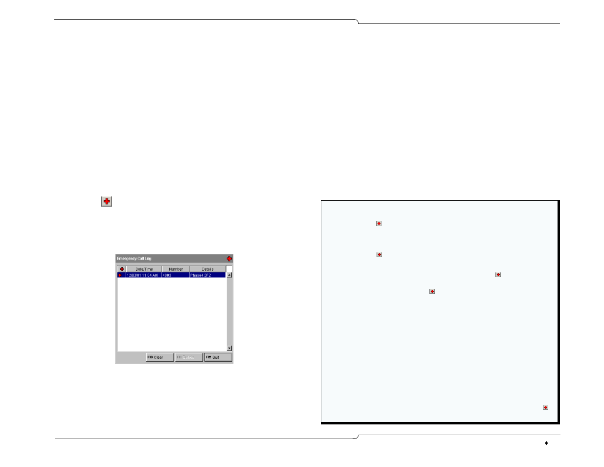 Emergency calls | Mitel 5550 IP Console User Manual | Page 47 / 84