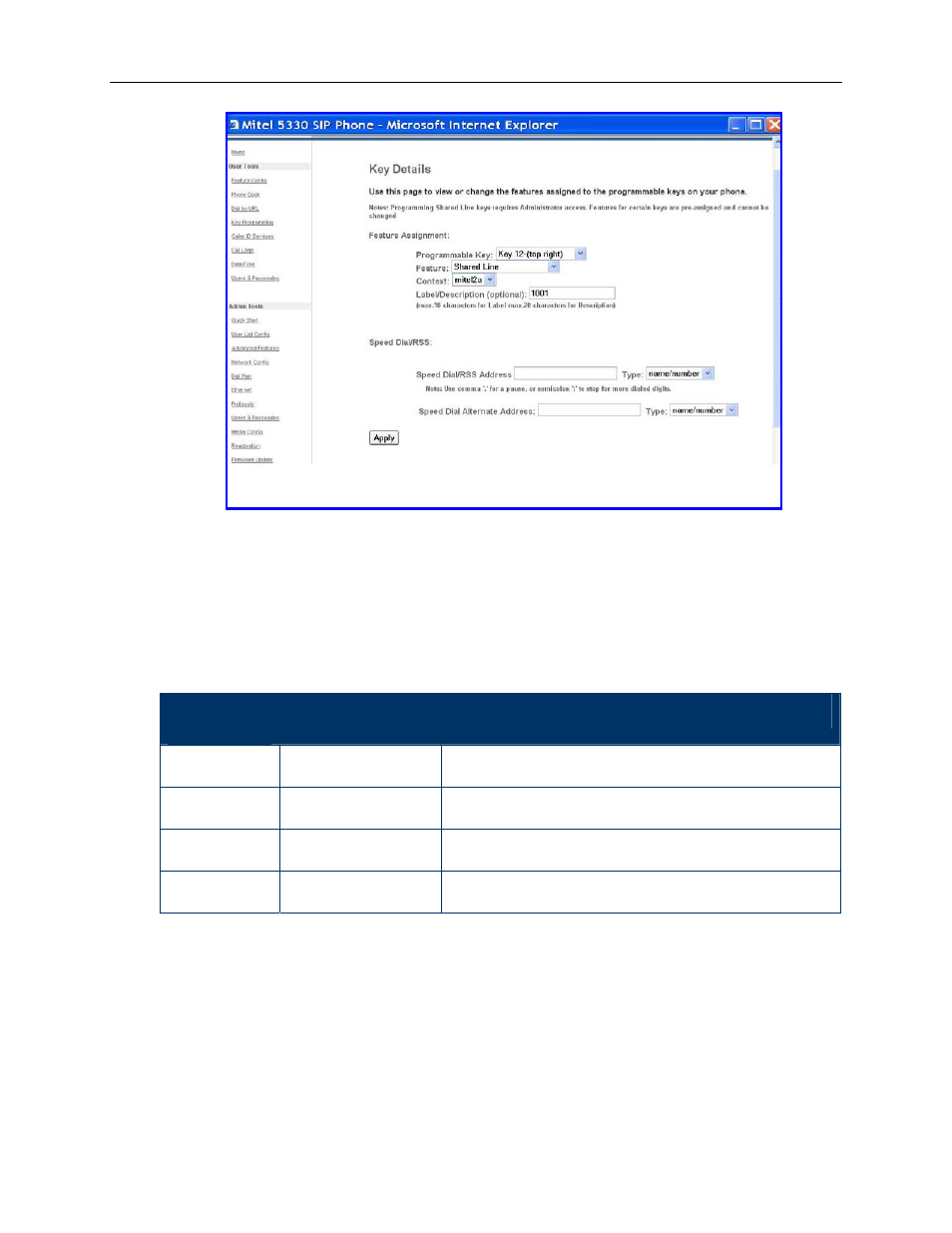 Mitel SIP USER AND ADMINISTRATOR GUIDE 5320 User Manual | Page 42 / 58