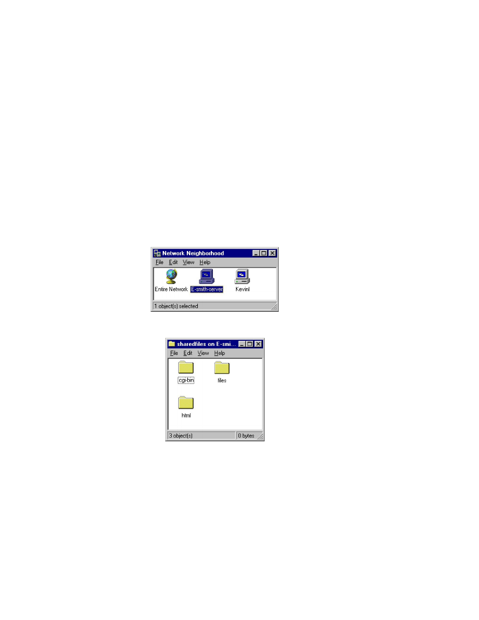An i-bay used as a shared network drive | Mitel SME Server V5 with ServiceLink User Manual | Page 103 / 133