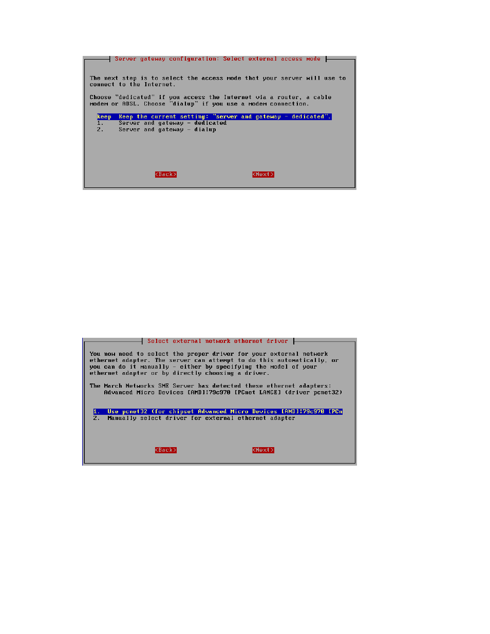 Server and gateway mode - dedicated | Mitel SME Server V5 with ServiceLink User Manual | Page 41 / 133