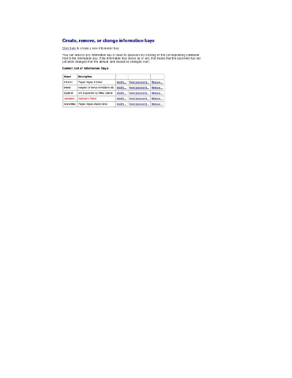 I-bay directories, Accessing the i-bays | Mitel SME Server V5 with ServiceLink User Manual | Page 99 / 133