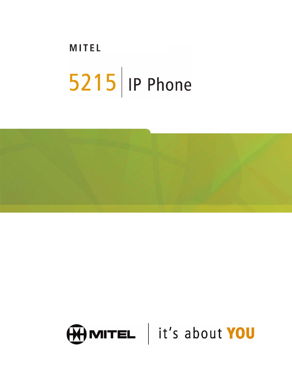 Mitel 5215 User Manual | 34 pages