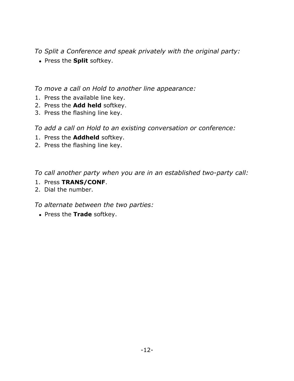 Mitel 4125 SX-200 User Manual | Page 17 / 44