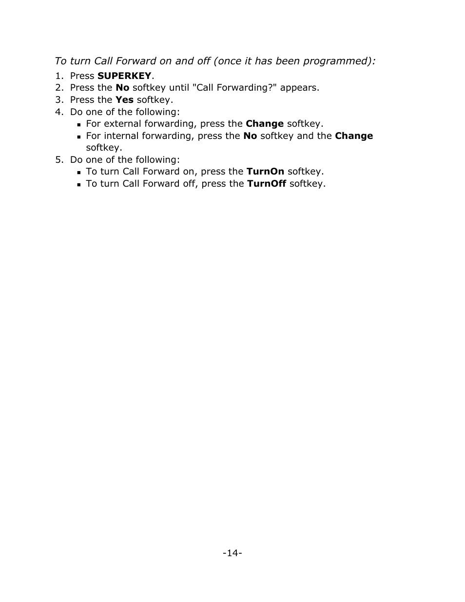 Mitel 4125 SX-200 User Manual | Page 19 / 44