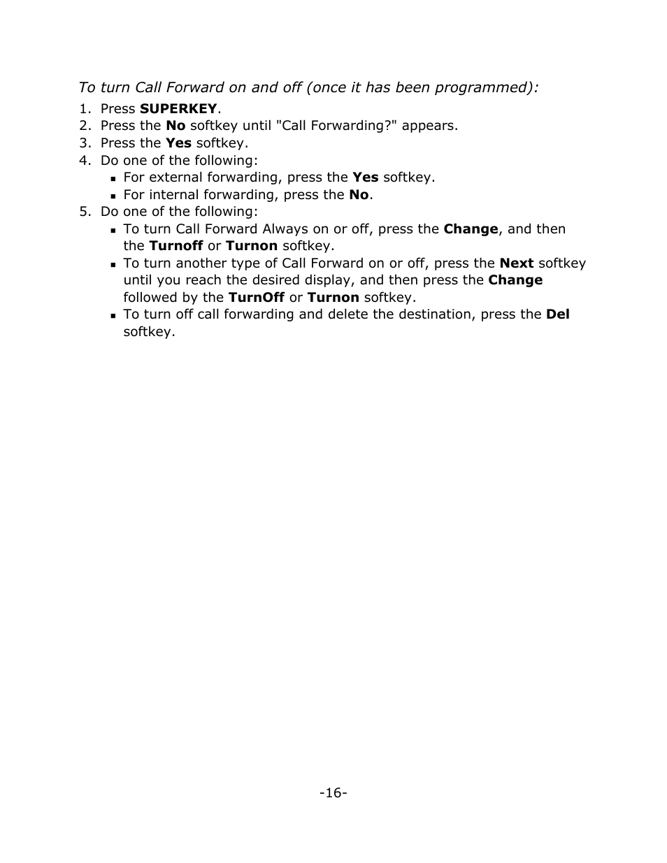Mitel 4125 SX-200 User Manual | Page 21 / 44