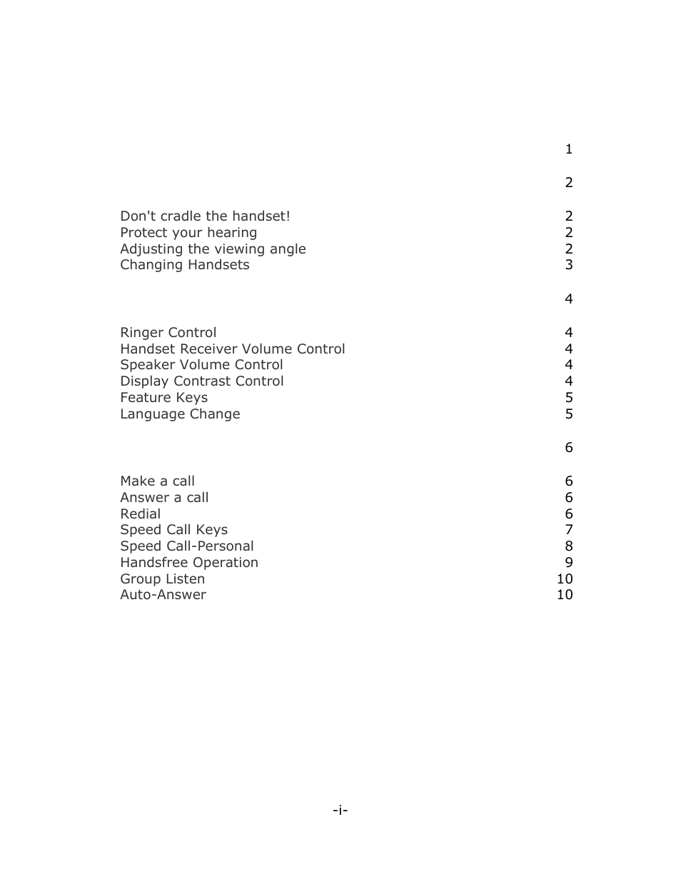 Mitel 4125 SX-200 User Manual | Page 3 / 44
