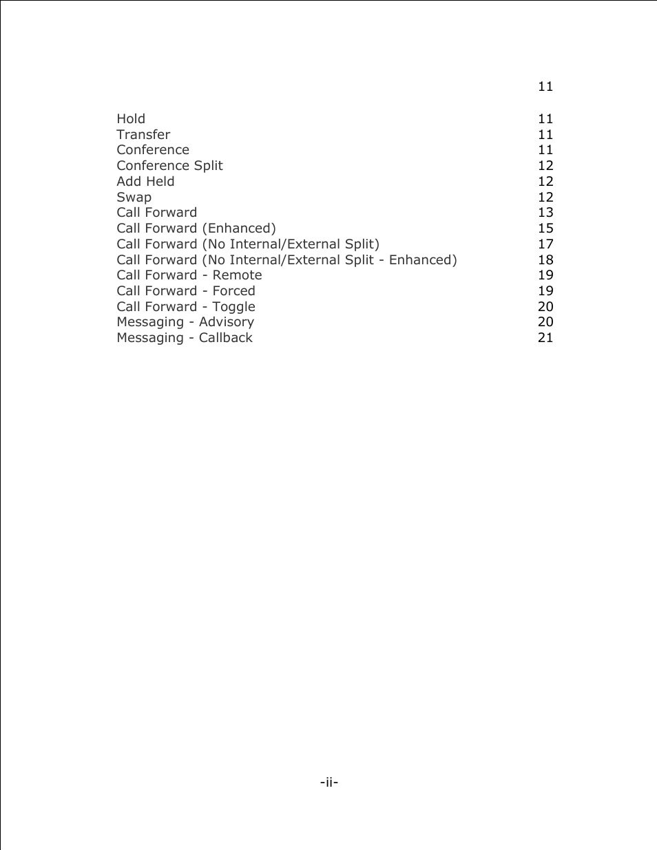 Mitel 4125 SX-200 User Manual | Page 4 / 44
