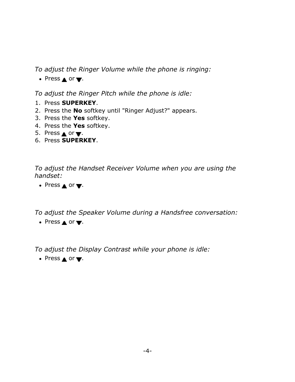 Customizing your phone | Mitel 4125 SX-200 User Manual | Page 9 / 44