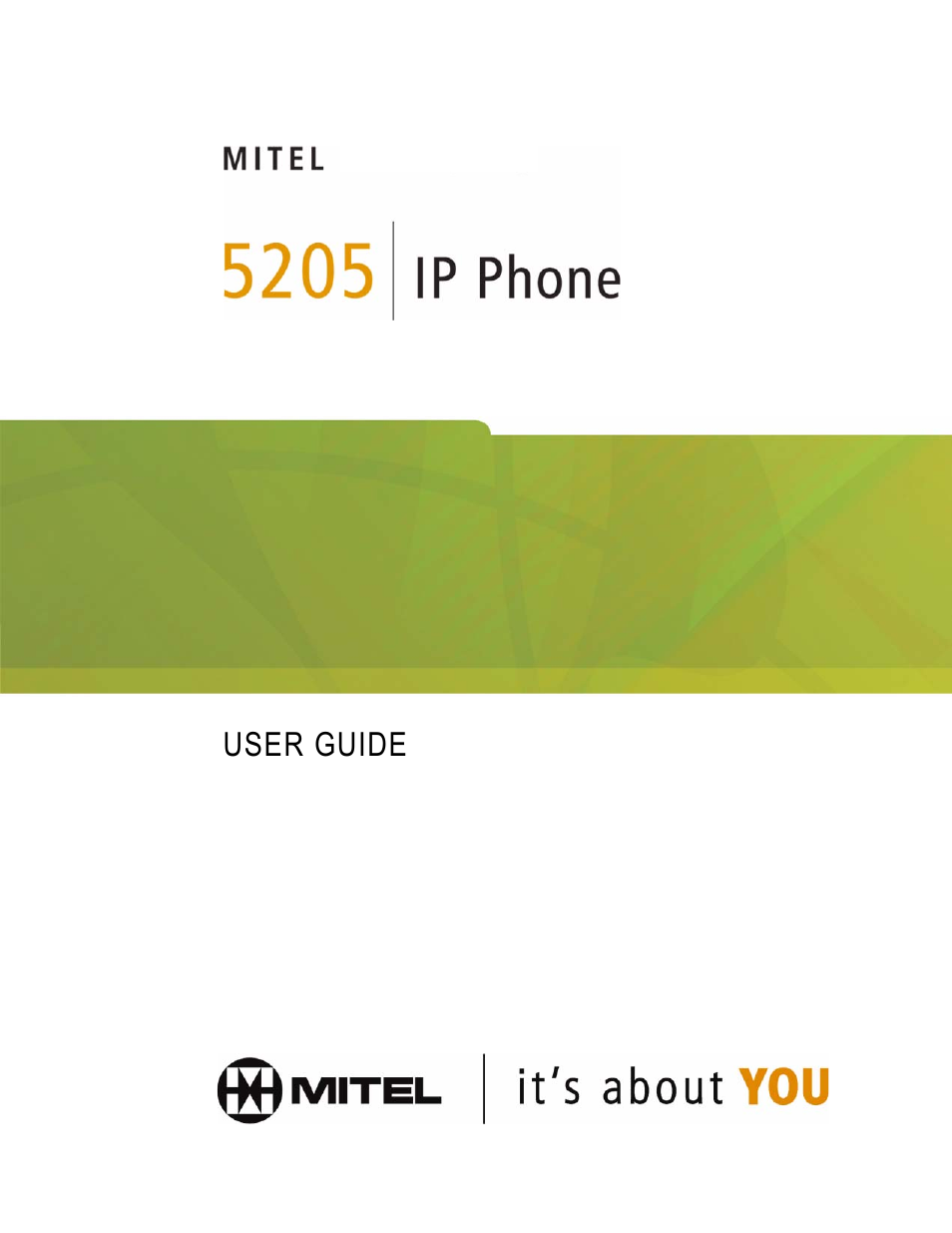 Mitel 5205 IP Phone User Manual | 26 pages