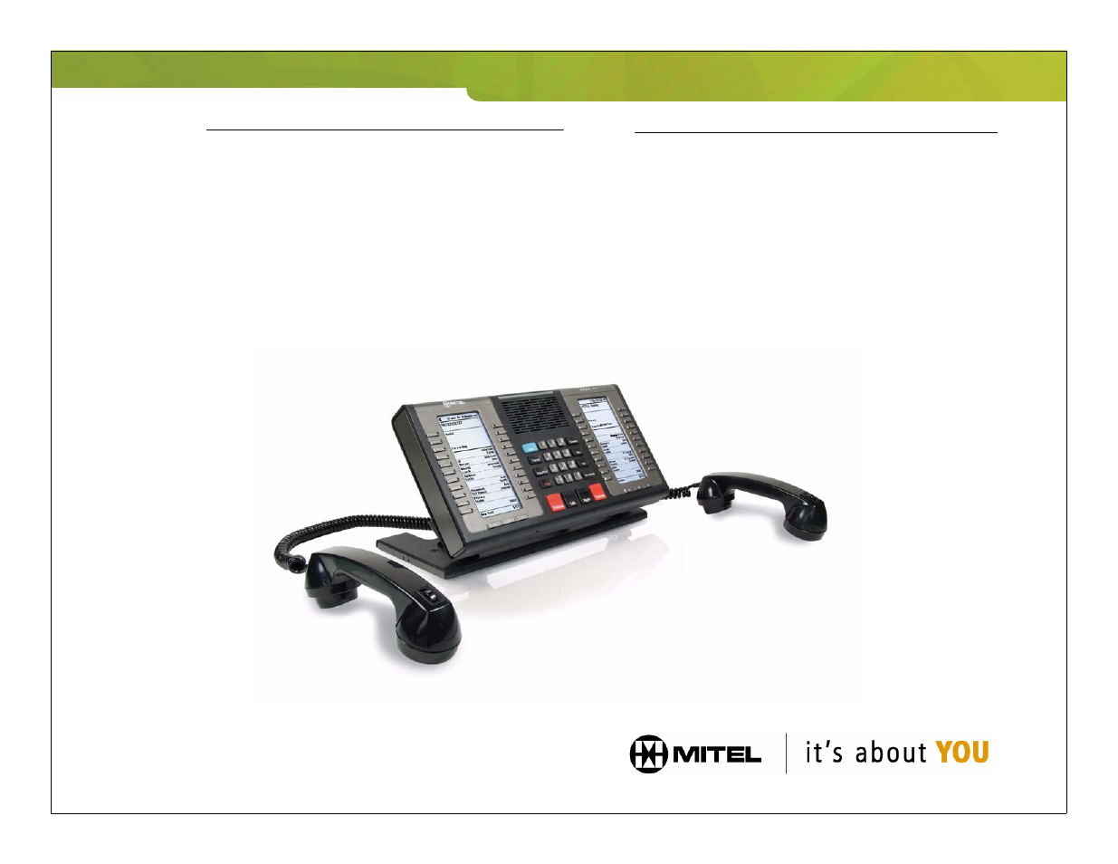 Quick reference guide | Mitel 5560 IPT User Manual | Page 2 / 2
