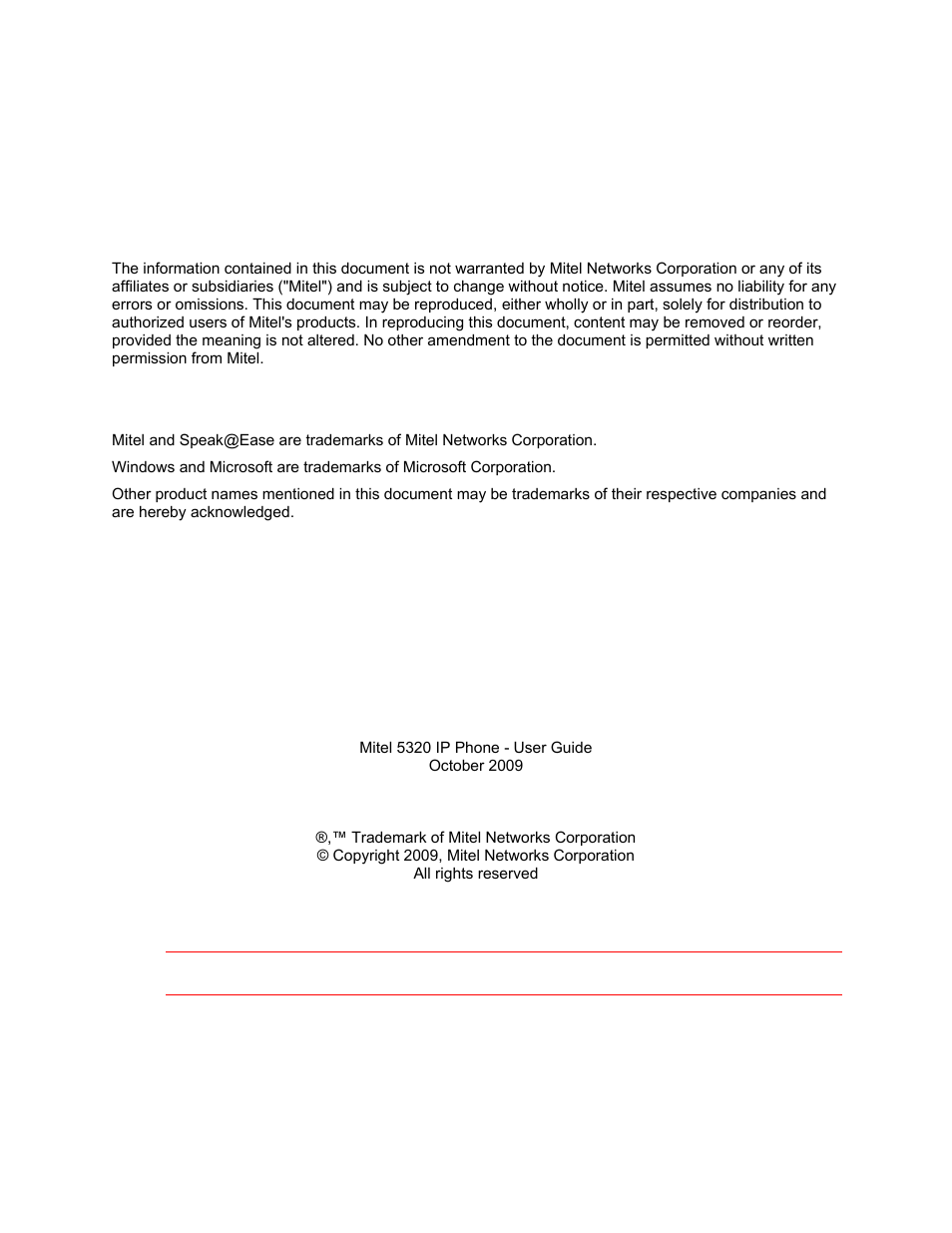 Mitel COMMUNICATION DIRECTOR 5320 User Manual | Page 2 / 58