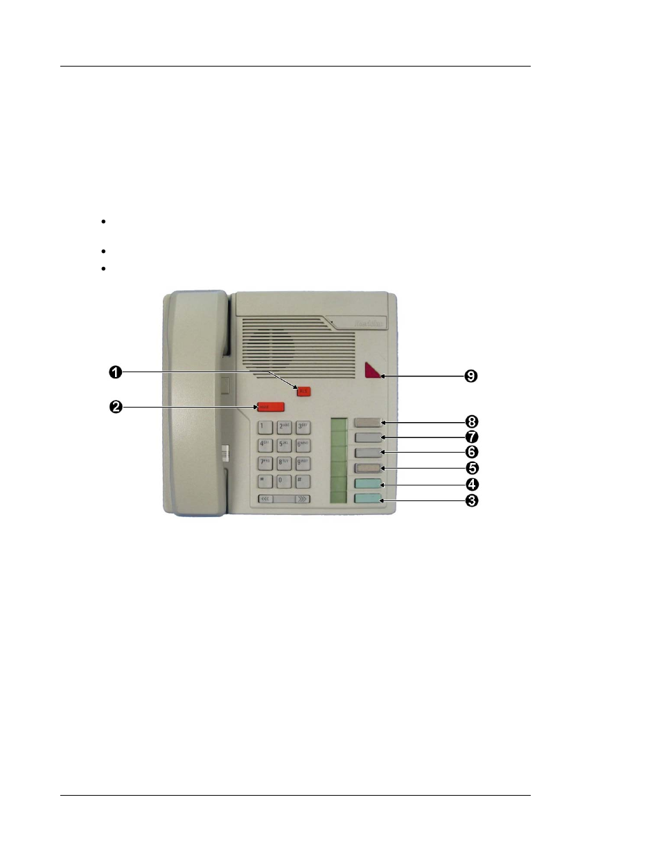 About your phone, Phone buttons, Phone status indicators | Mitel M2006 User Manual | Page 4 / 19