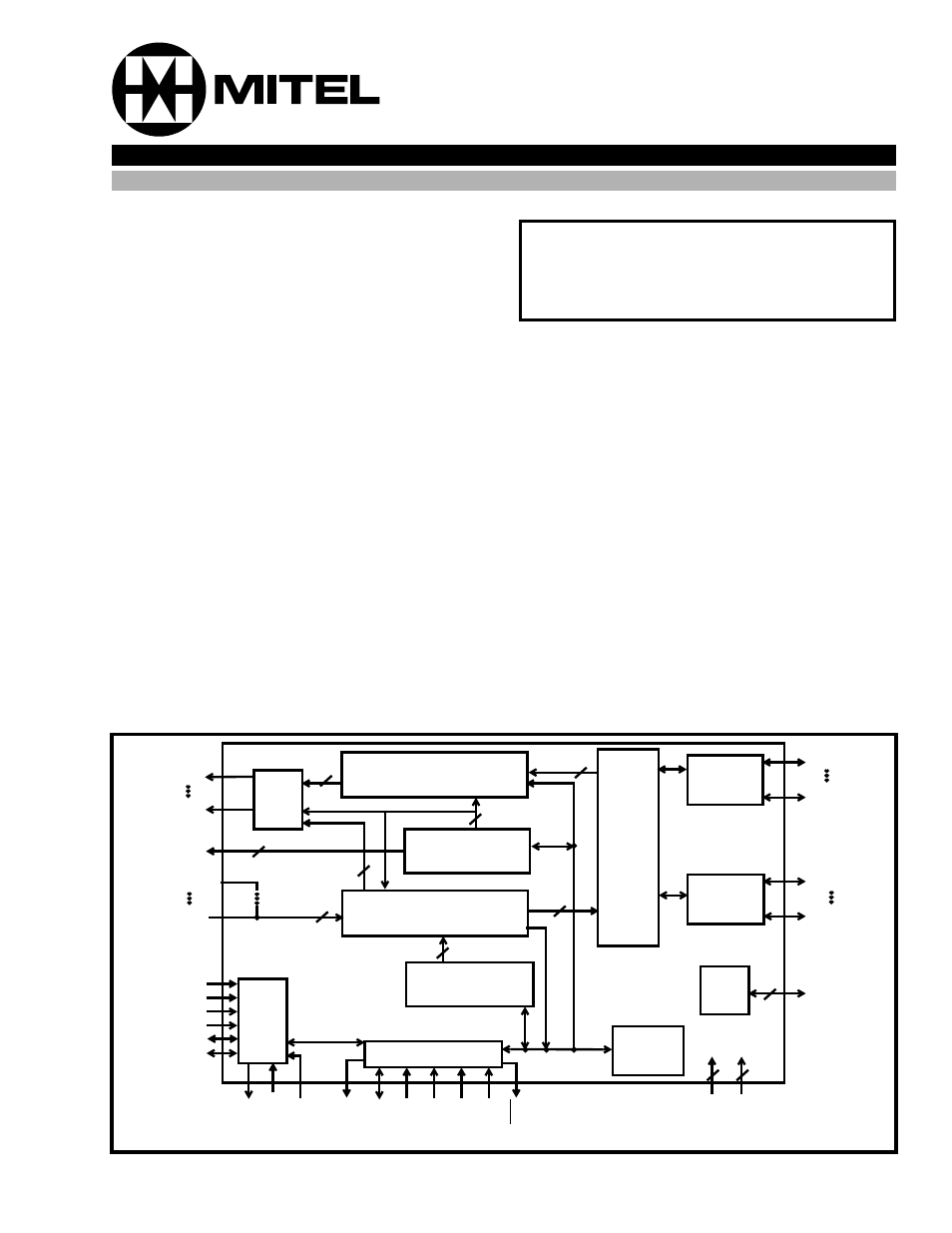 Mitel DISTRIBUTED HYPERCHANNEL MT90840 User Manual | 50 pages