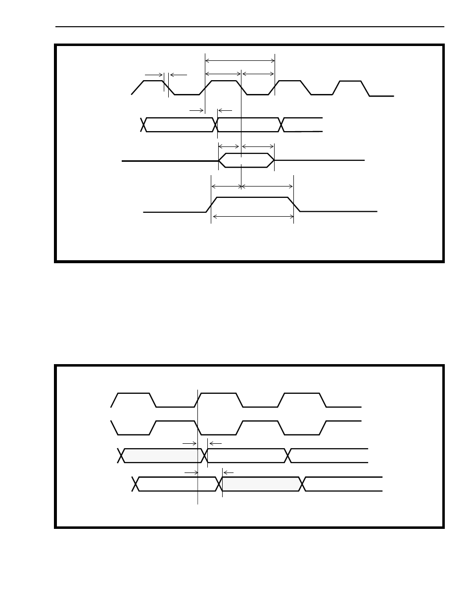 Figure 22 - serial port timing for 8.192 mbps - tm, Figure 23 - per-channel tristate characteristics a, Preliminary information | Mitel DISTRIBUTED HYPERCHANNEL MT90840 User Manual | Page 39 / 50