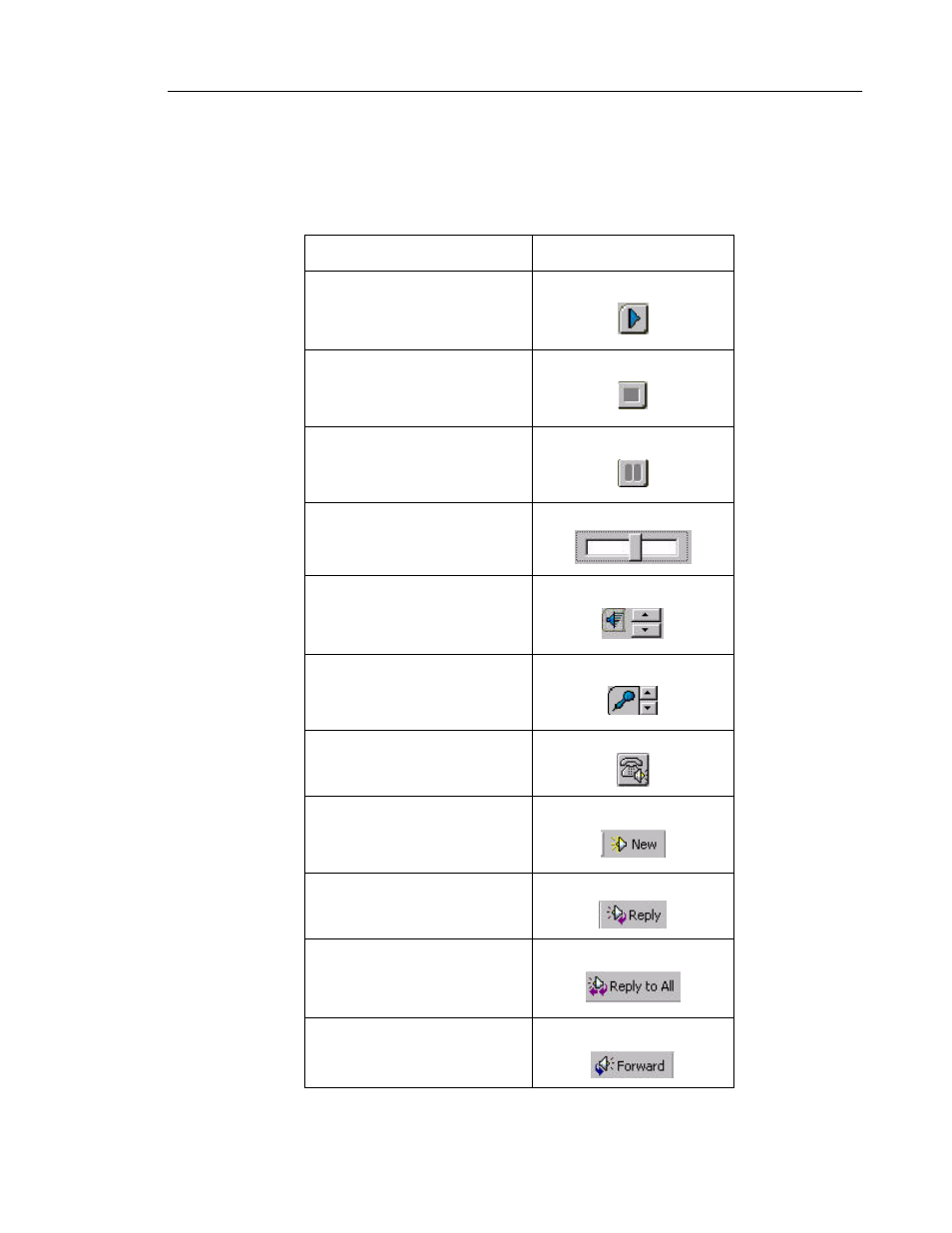 Voice message buttons | Mitel Speech Server User Manual | Page 51 / 58